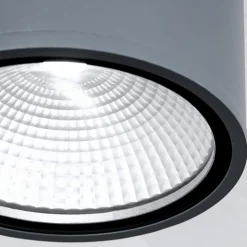 Sputnik LED-loftspot, IP65, Ø 14,5 cm, antracit