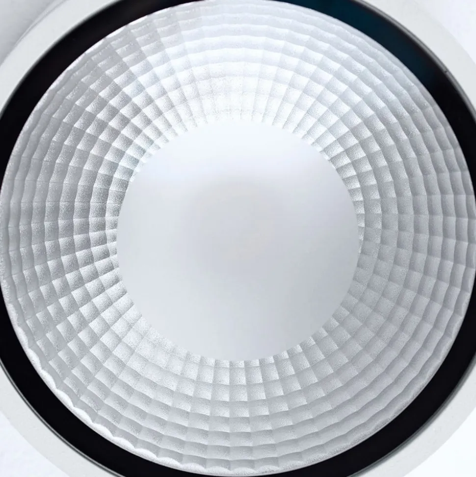 Sputnik LED-loftspot, IP65, Ø 14,5 cm, hvid