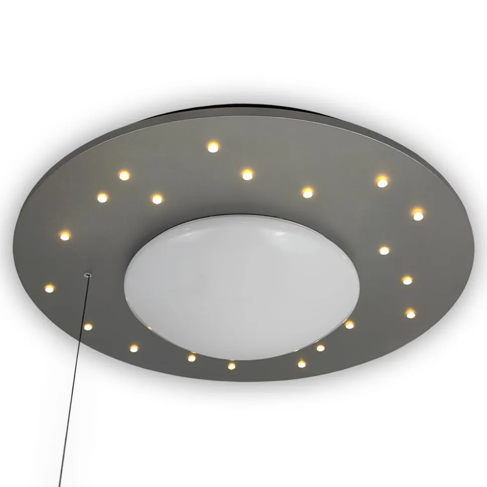 Starlight loftlampe med stjernehimmel, sølv