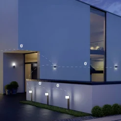 STEINEL GL 80 C LED-stibelysning, Bluetooth smart, antracit