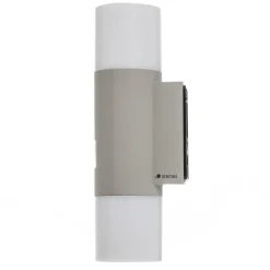 STEINEL L 910 S udendørs LED-væglampe, sensor sølv