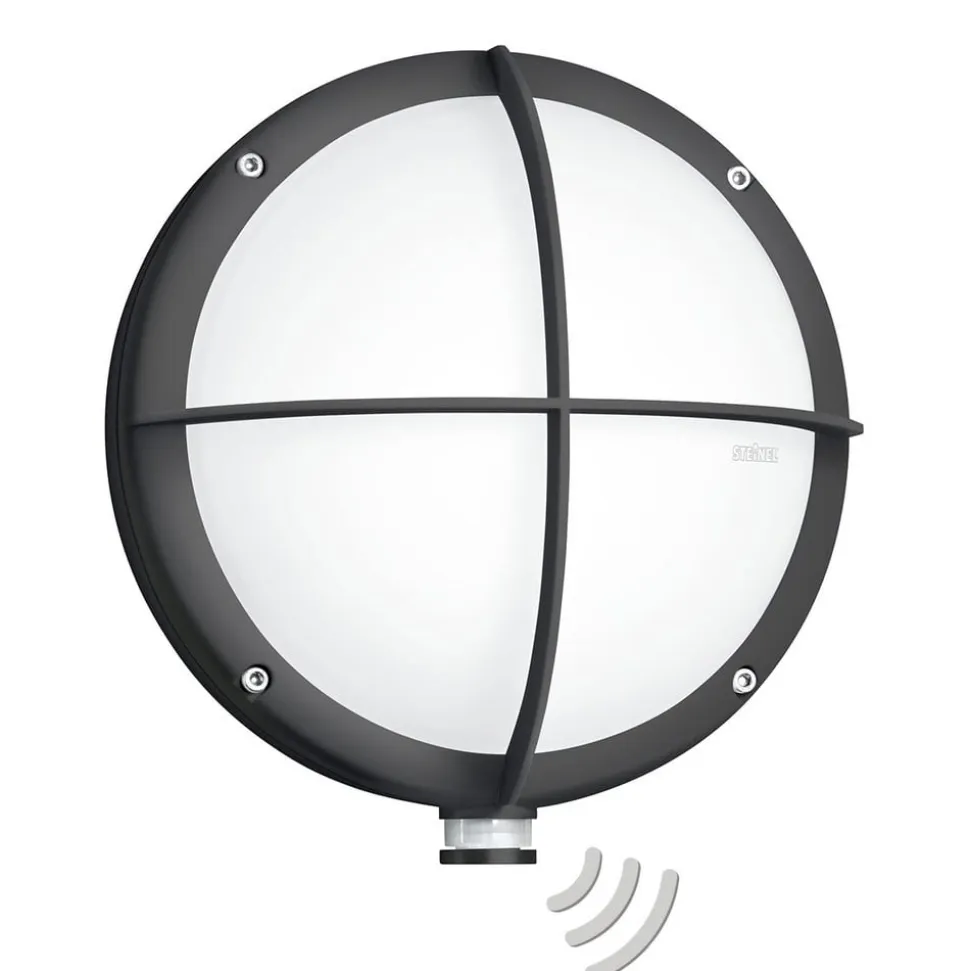 STEINEL L 331 S udendørs væglampe, sensor, gitter