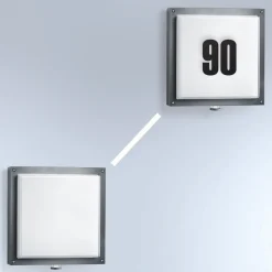 STEINEL L 690 S V2 væglampe sensor husnummer