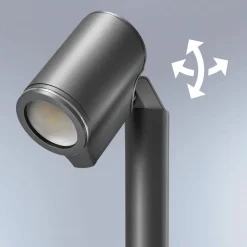 STEINEL Spot Way LED-gadelampe, kan drejes