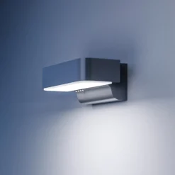 STEINEL udendørs væglampe L 800 SC, sensor, sølv
