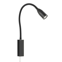 Sten LED-væglampe med bevægelsesstyring, sort