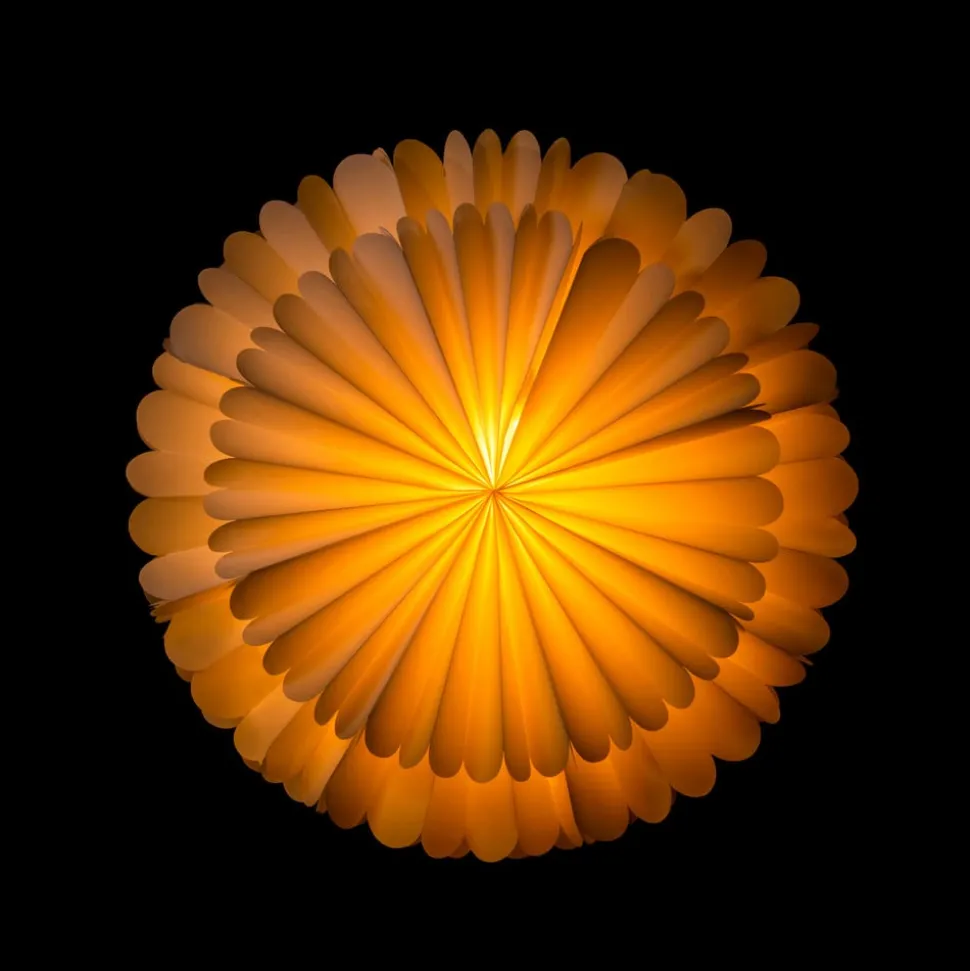 Sterntaler 2022 3D-papirstjerne Ø 45 cm hvid