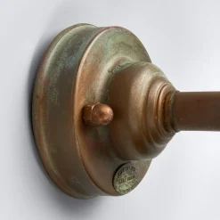 Stilfuld Antique udendørsvæglampe, klart glas