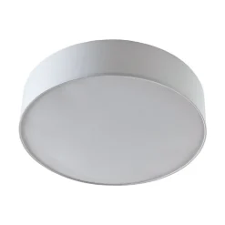 Stof-loftlampe Gordana i hvid, 57 cm