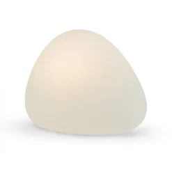 Stone S udendørslampe, 45 x 30 cm, hvid, plast, IP44