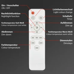 Style LED-loftslampe, fjernbetjening