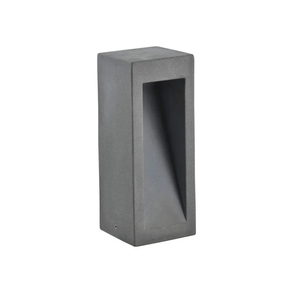 Style LED-sokkelampe, beton, grå