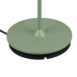 Suarez LED-bordlampe, grøn, højde 39 cm, metal