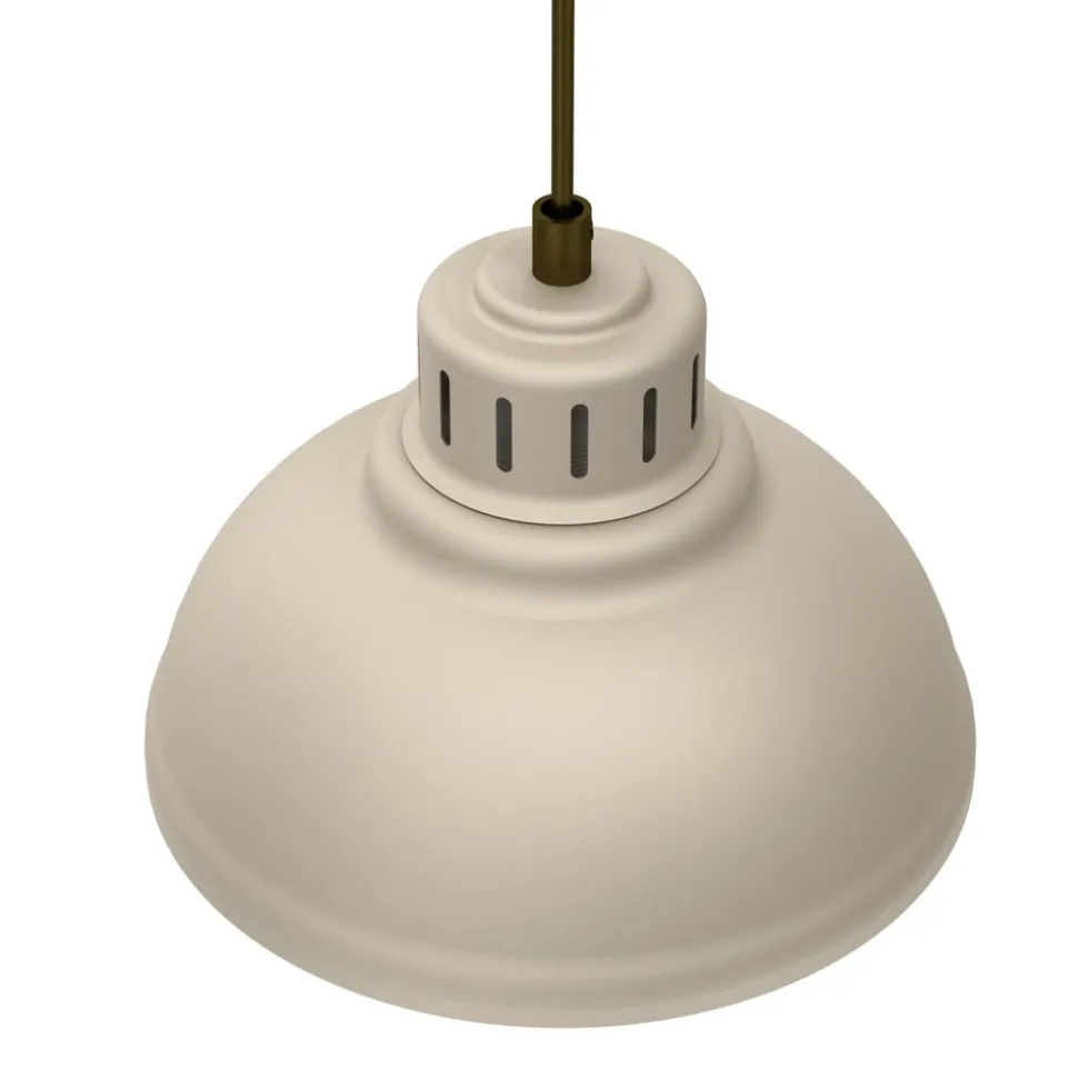 Sven hængelampe, 4 lyskilder, beige, stål