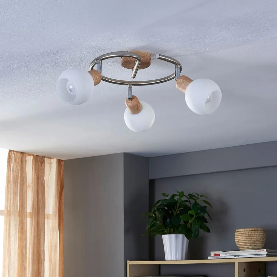 Svenka loftlampe, rondel, 3 lyskilder