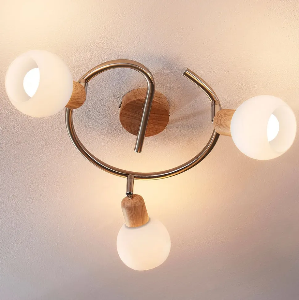 Svenka loftlampe, rondel, 3 lyskilder