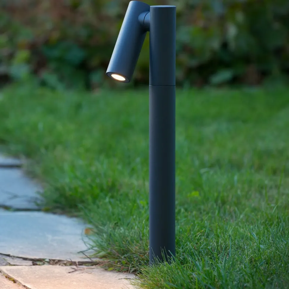 Tatium LED-gadelampe, antracit, 43 cm, aluminium, IP65