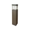 Teckalu LED-vejlampe solcelle sensor teak/hvid