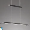 Tenso TW LED-hængelampe med dæmper, sort, 88cm
