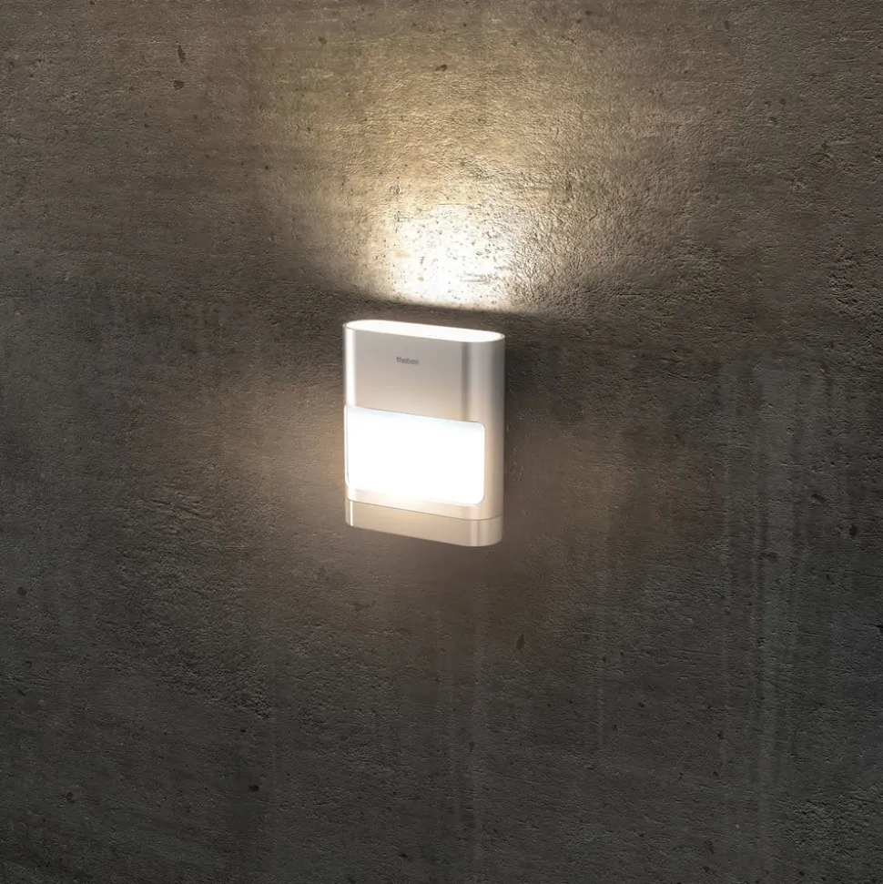 Theben theLeda D SU AL udend. væglampe, PIR-sensor