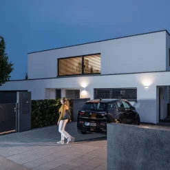 Theben theLeda D SU AL udend. væglampe, PIR-sensor