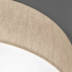 Thor loftslampe i tekstil, sand, Ø 40cm