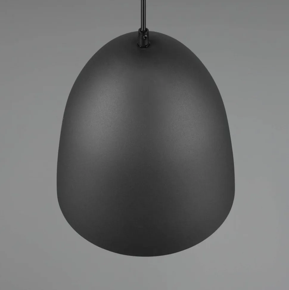 Tilda hængelampe, 1 lyskilde, sort/guld, Ø 25 cm