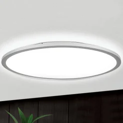 Titanfarvet LED loftlampe Aria, dæmpbar - 60 cm