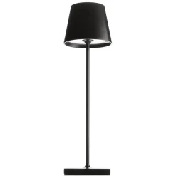 Toc LED-bordlampe med USB-oplader, IP54, sort