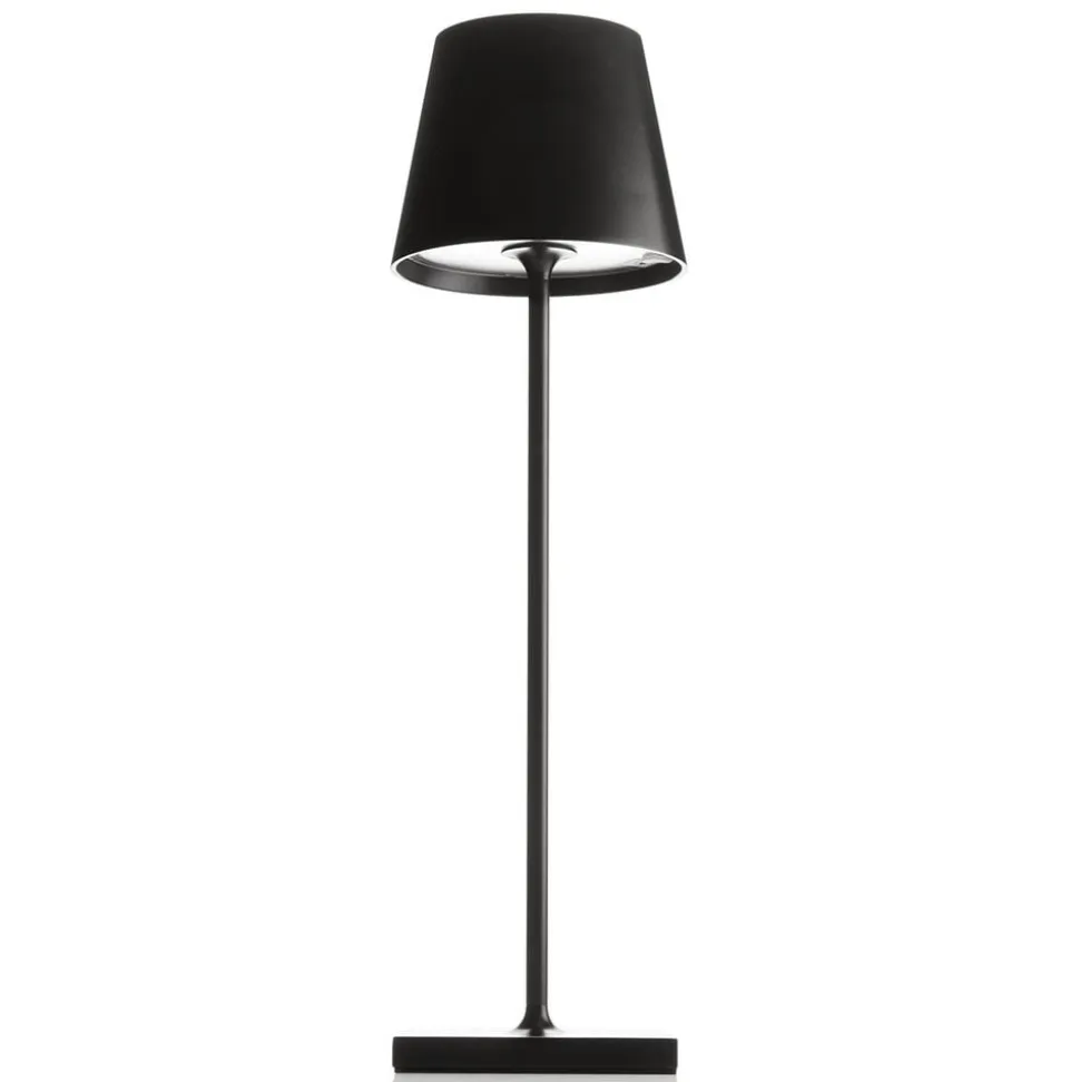 Toc LED-bordlampe med USB-oplader, IP54, sort