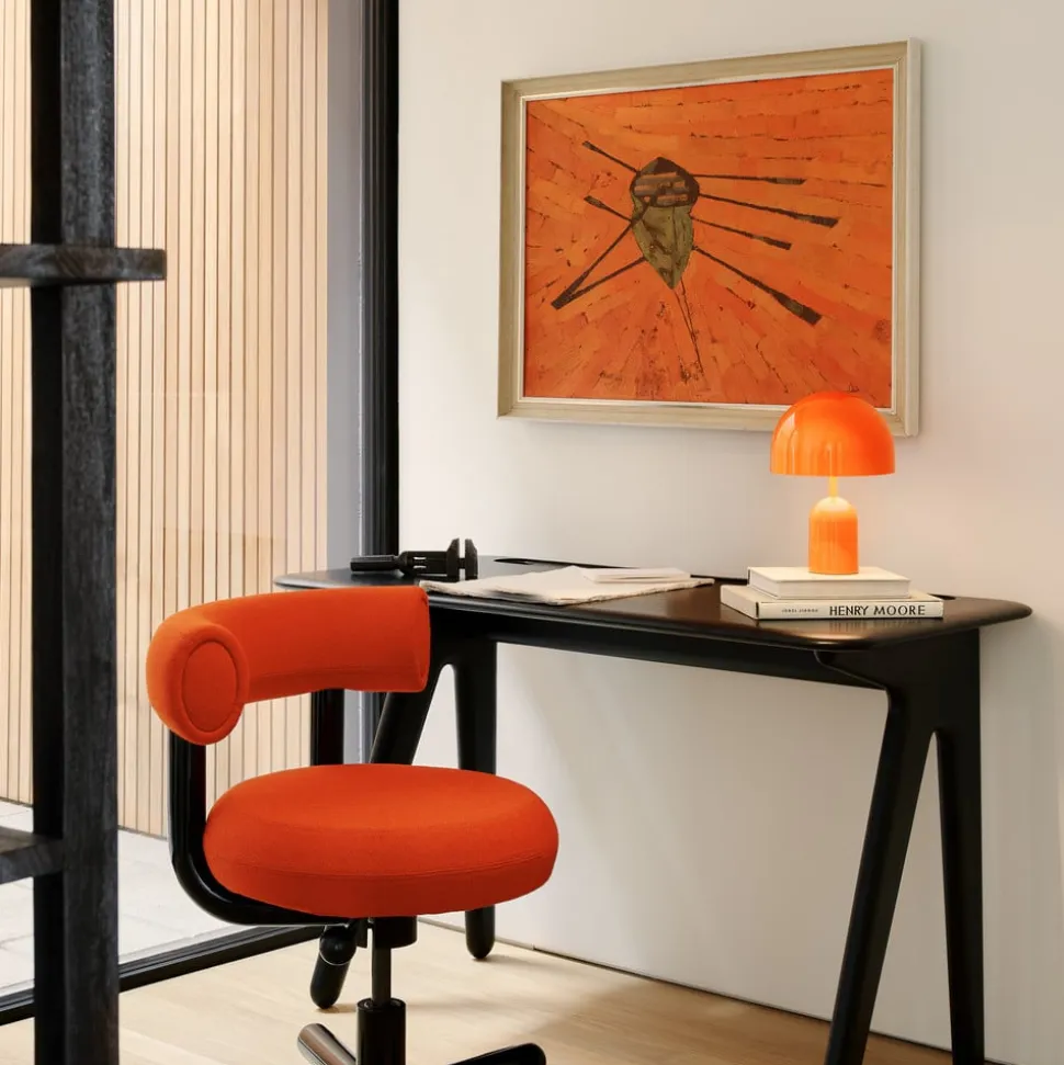 Tom Dixon LED-batteridrevne LED-bordlampe Bell Portable, rød, højde 28 cm