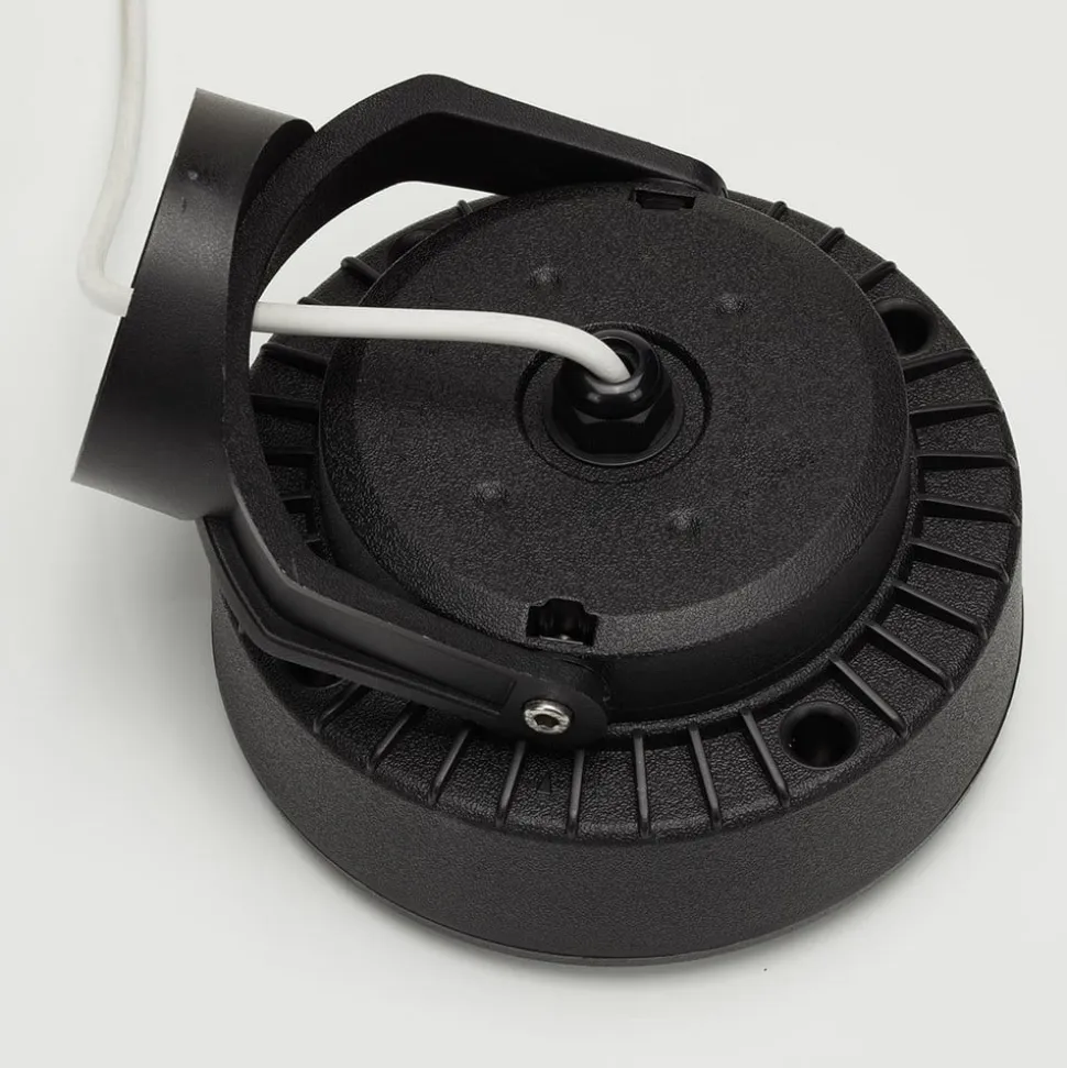 Tommy indbygningsspot, rundt, sort, 1 lk. 10 W CCT
