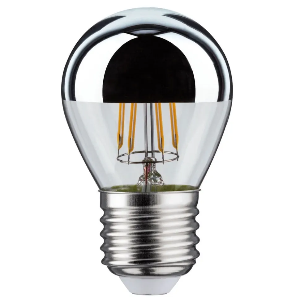 topforspejlet LED-pære E27 dråbe 827 4,8 W 360 lm