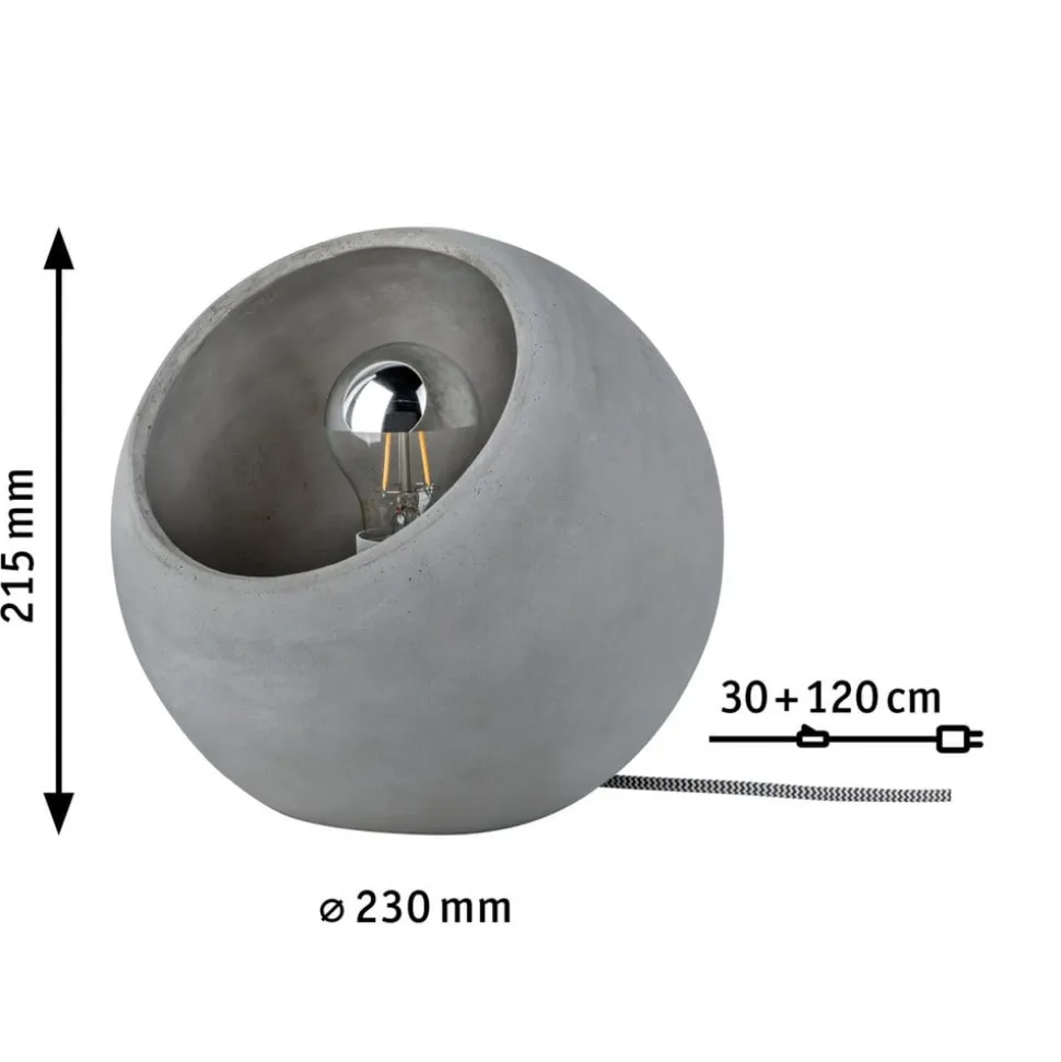 Topmoderne betonbordlampe Ingram