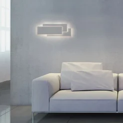 Topmoderne LED væglampe Edge i hvid