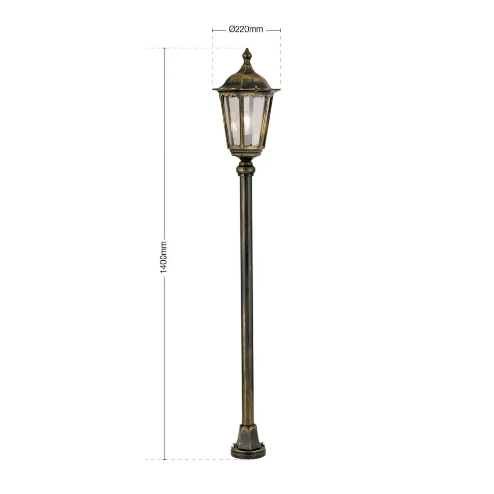 Traditionel stilampe Fabio, 100 cm