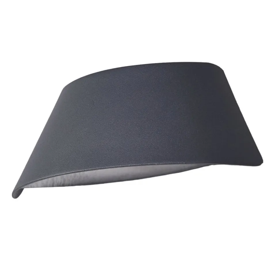 Trapezformet LED-udendørsvæglampe Glen med IP65