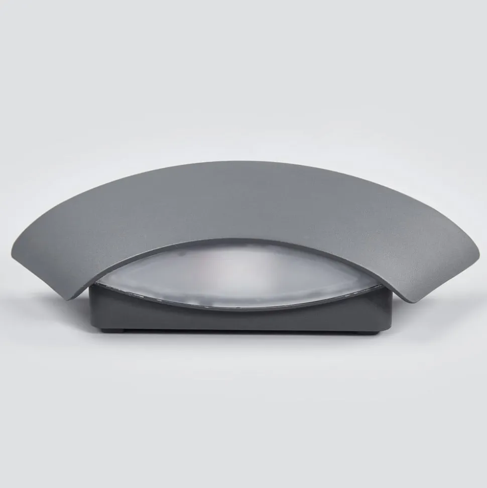 Trapezformet LED-udendørsvæglampe Glen med IP65