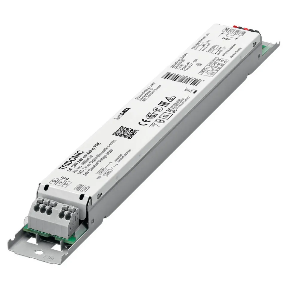 TRIDONIC LED-driver LC 18W 24V one4all lp PRE dim