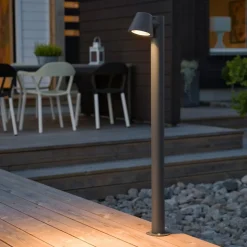 Trieste vejlampe i aluminium, antracit