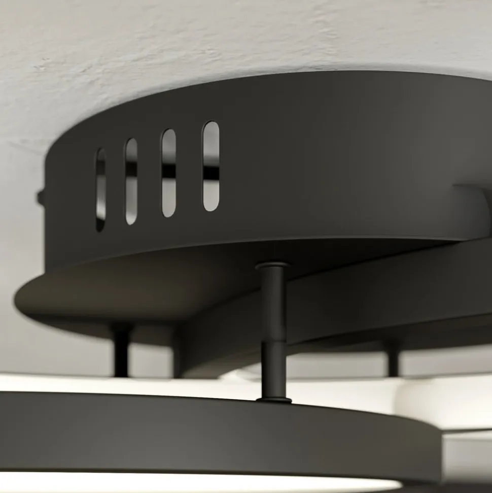 Trio WiZ Aaron smart LED-loftlampe, antracit