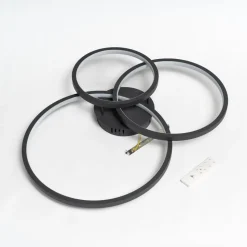 Trio WiZ Aaron smart LED-loftlampe, antracit