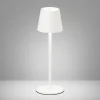 Tropea LED-bordlampe med batteri, sandet hvid