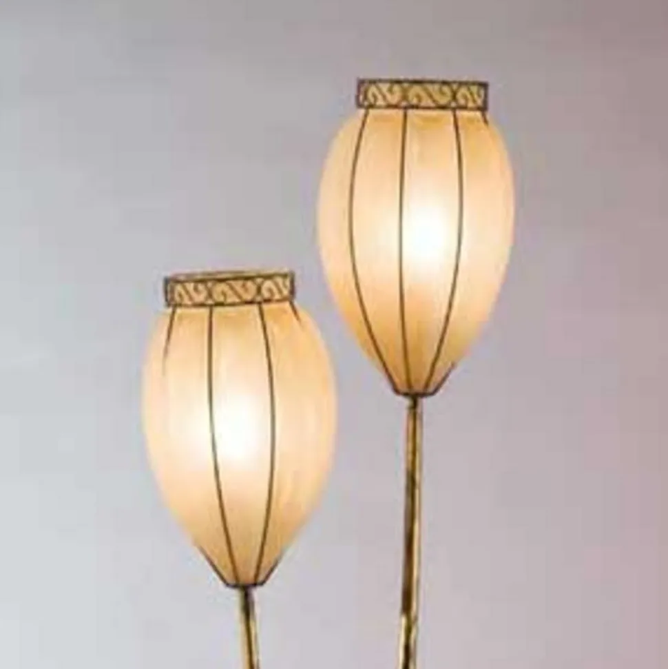 Tulipano gulvlampe med scavo-glas