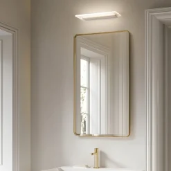 Tynd LED-væglampe, anodiseret aluminium, aluminium, PMMA, op/ned