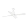 Typhoon L loftventilator, LED-lampe IP44, hvid