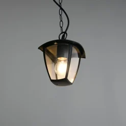 Udendørs hængelampe VENTA, sort, 17 x 17 cm, metal, IP44