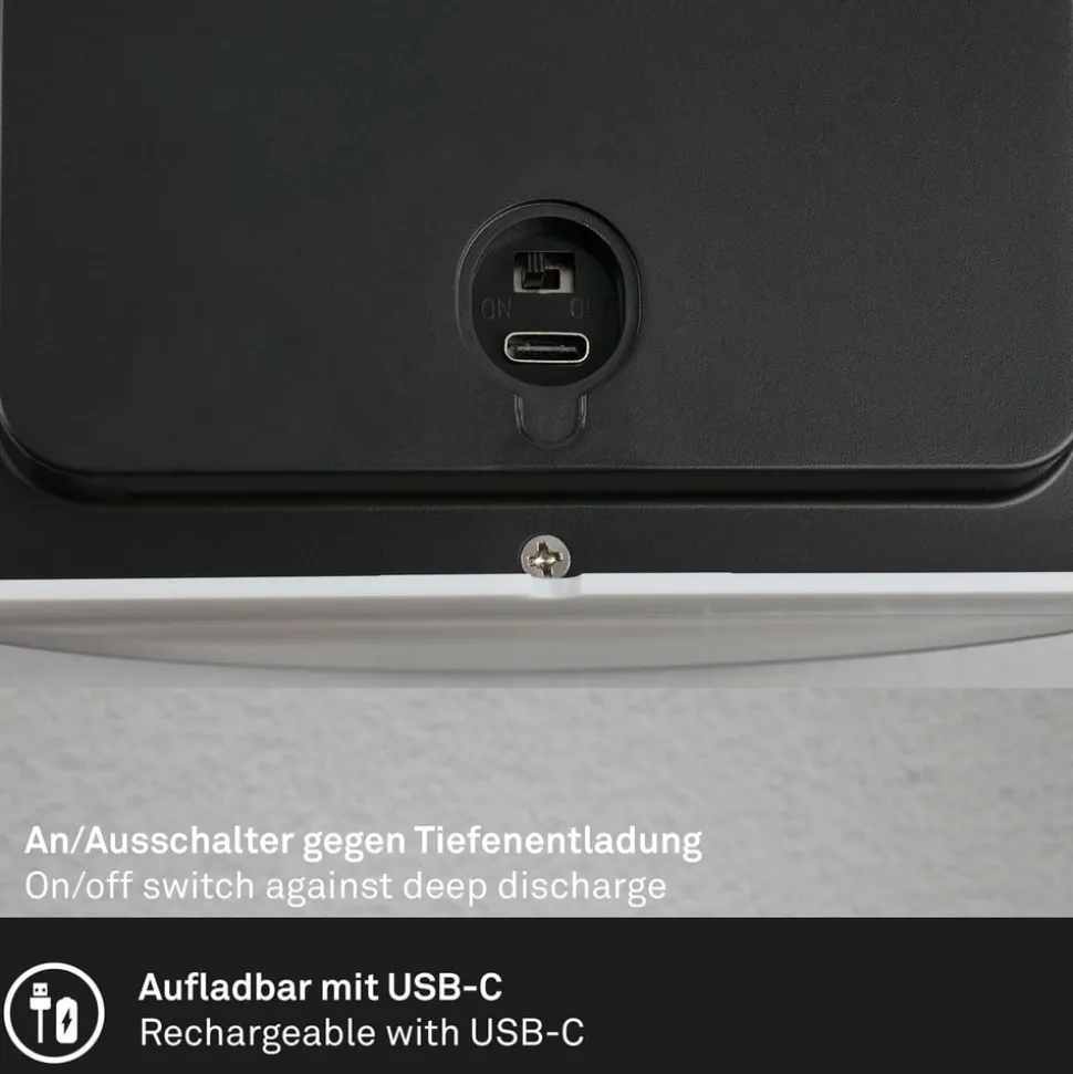 Udendørs LED-væglampe 3793014, kromfarvet, dæmpbar, IP44