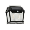 Udendørs LED-væglampe Filo Double, sort, IP44