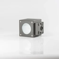 Udendørs LED-væglampe Jarno, antracit, sæt med 2, metal, 9 cm